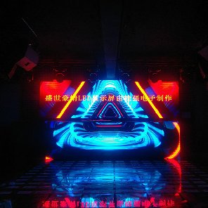 南寧市盛世豪情娛樂P5全彩LED顯示屏