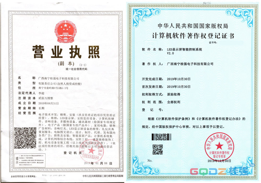 工商執(zhí)照和軟件著