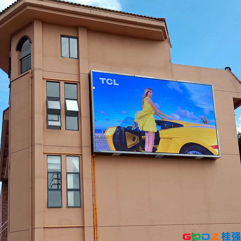 欽州遠(yuǎn)鋒林湖一號(hào)戶外P5LED顯示屏 47平米