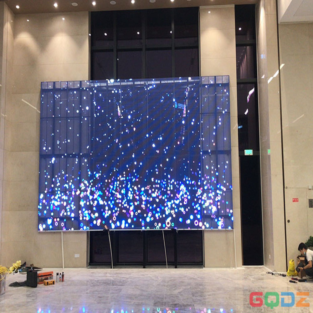 南寧東盟經(jīng)貿(mào)中心P3.91 透明屏 28平米